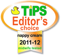 Tips, 2012 Awards - Editors Choice for Nappy Cream