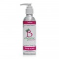 Organic Vegan Ladies Body Wash with Lavender & Ylang-Ylang, suitable for sensitive skin and eczema 150ml
