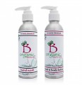 Organic Vegan Hand Care Set with Lavender and Chamomile, suitable for sensitive skin and eczema
