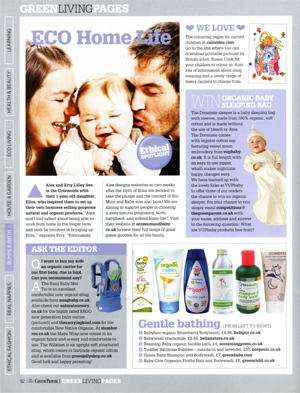 The Green Parent Magazine B Organic Feature